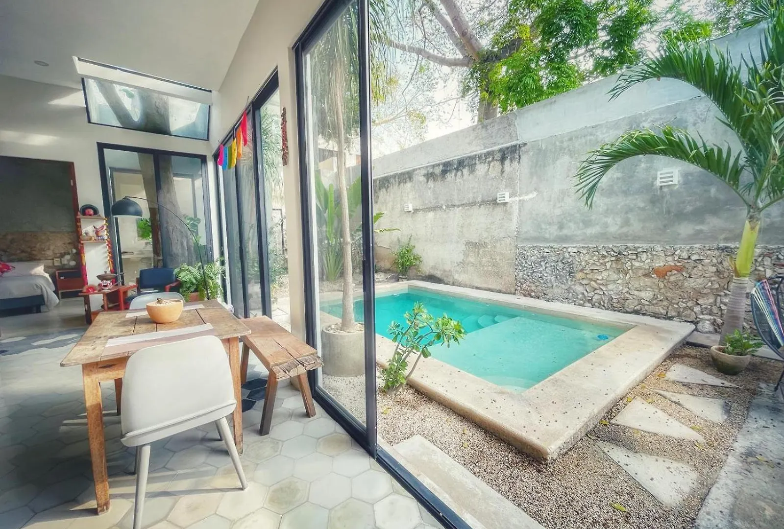 Hidden Oasis 2 Bedroom Ac Private Pool Downtown Merida Mexico